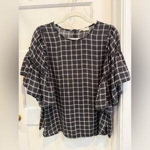 Loft Ruffle Sleeve Blouse